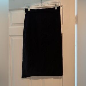 Theory Black Pencil Skirt